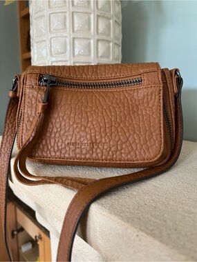 Aimee Kestenberg Good Times Mini Leather Crossbody Bag - Cognac Brown